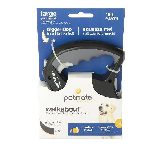 CORREA RETRACTIL P/PERRO GRANDE 4.87 METROS HASTA 50 KG
