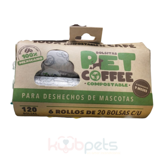 BOLSA BIODEGRADABLE P/DESECHOS 6 ROLLOS