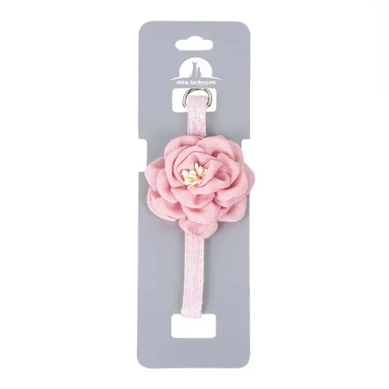 COLLAR DE GATO CON FLOR