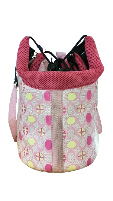 BOLSA TRANSPORTADORA DE MASCOTAS COLOR ROSA
