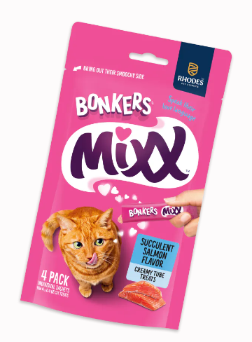 BONKERS PREMIO CREMOSO SABOR SALMÓN PAQ CON 4 TUBOS