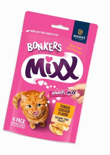 BONKERS PREMIO CREMOSO SABOR POLLO PAQ CON 4 TUBOS