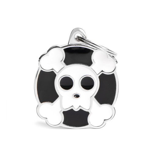 PLACA CALAVERA GRANDE CHARMS