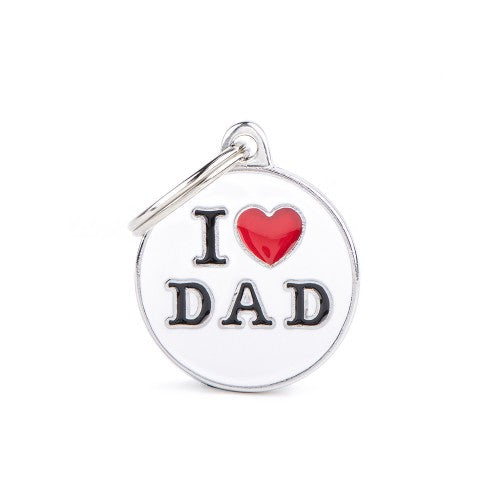 PLACA I LOVE DAD MEDIANA