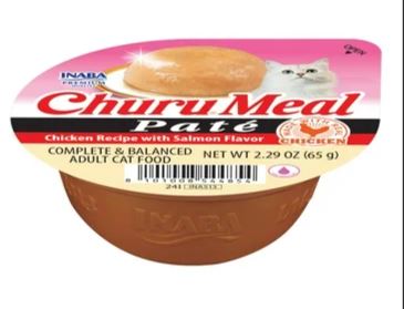 CHURUMEAL PATÉ PARA GATOS DE POLLO Y SALMÓN