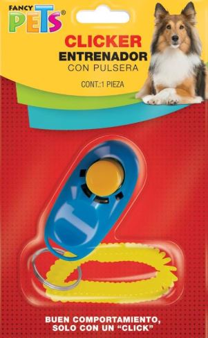 CLICKER ENTRENADOR CON PULSERA FANCY PETS