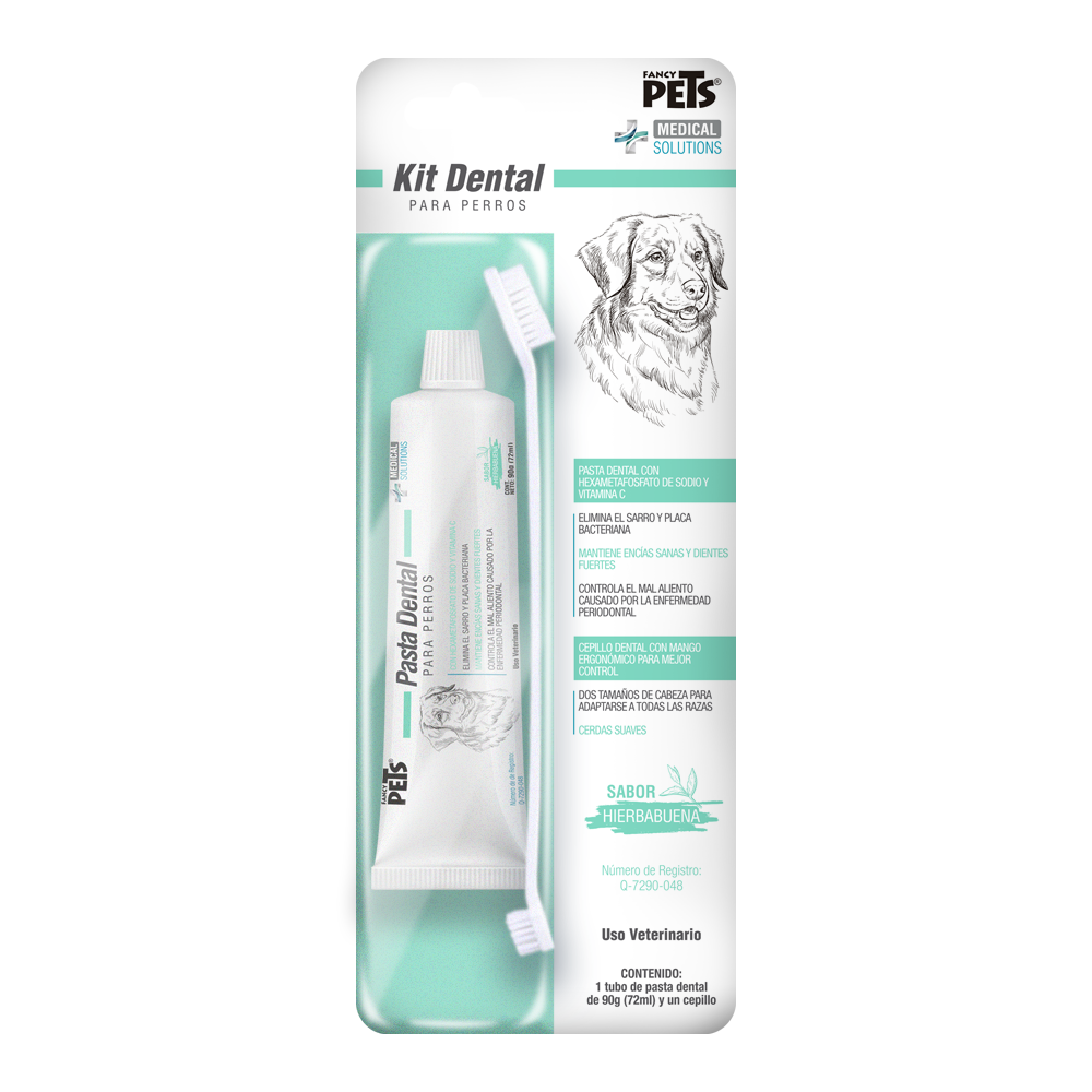 KIT DENTAL ANTISARRO P/PERRO