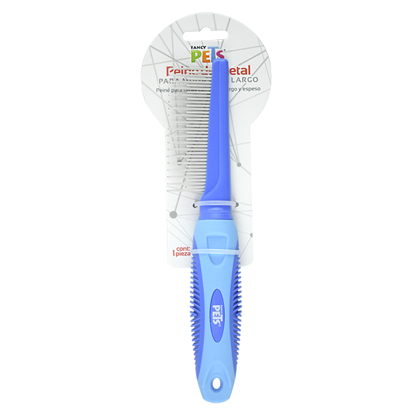 Peine de metal para muda para pelo medio y largo