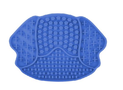 TAPETE P/LAMER C/ESPATULA FORMA DE PERRO