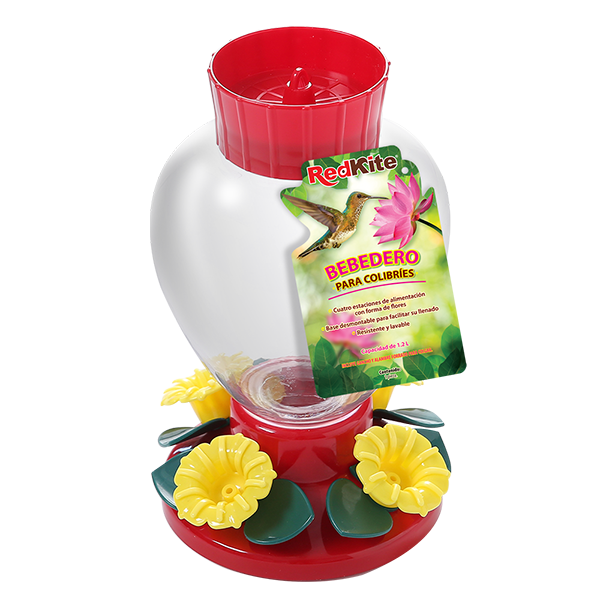 BEBEDERO ESFERA C/NARCISOS P/COLIBRI 1.2 L