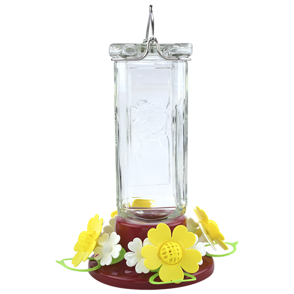 BEBEDERO DE VIDRIO PRISMA P/COLIBRI 600 ML