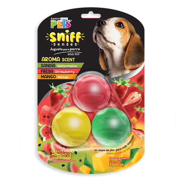 JUGUETE SET DE PELOTAS CON AROMA