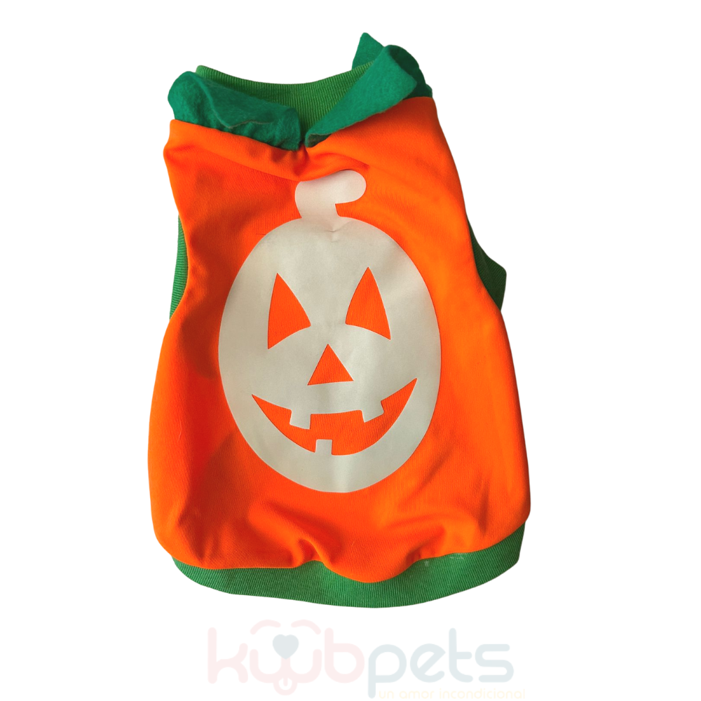 DISFRAZ DE CALABAZA BRILLA EN LA OSCURIDAD