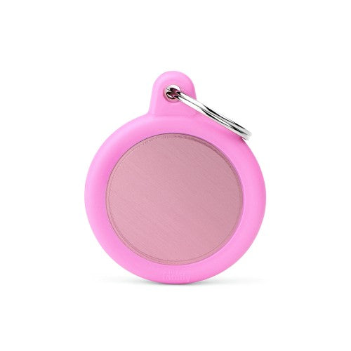 PLACA DE IDENTIFICACION EN FORMA DE CIRCULO PARA MASCOTAS