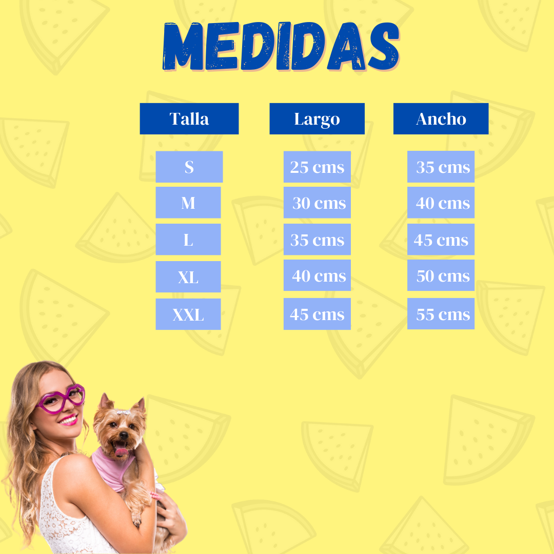 VESTIDO PARA PERRO CON OLANES