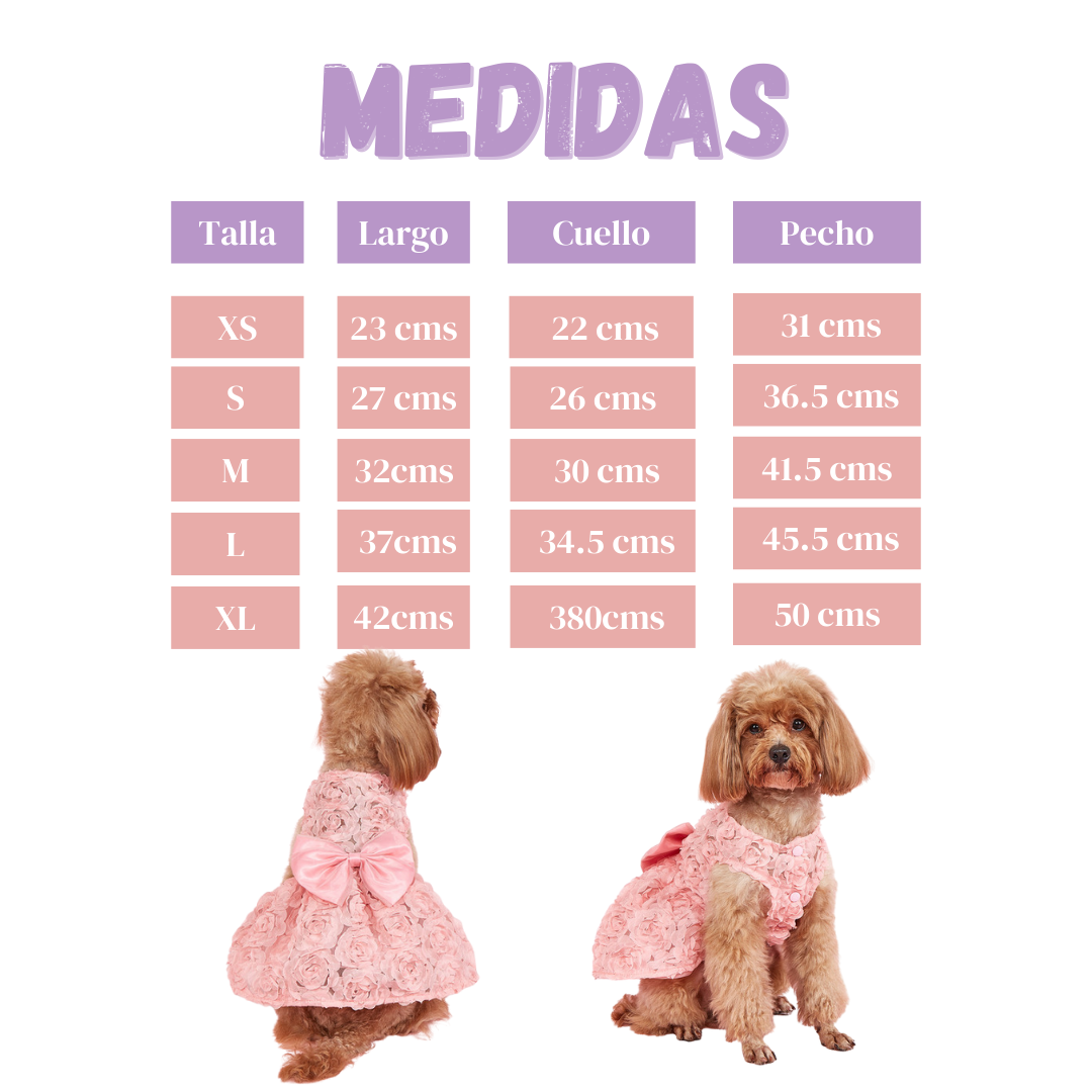 VESTIDO ROSA C/MOÑO