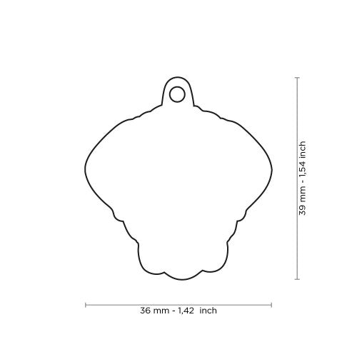 PLACA DE IDENTIFICACION MASTIN NAPOLITANO