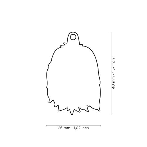 PLACA DE IDENTIFICACION COLLIE BARBUDO/BEARDED