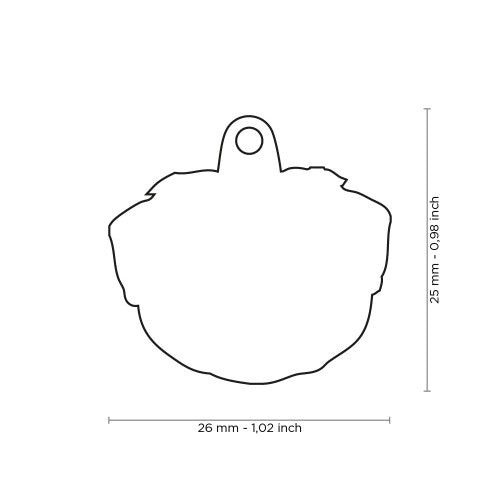 Placa de Identificación Pug