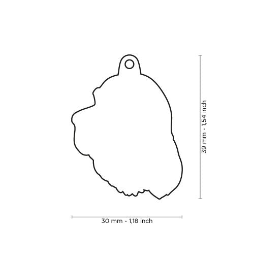 Placa de Identificación Setter Inglés