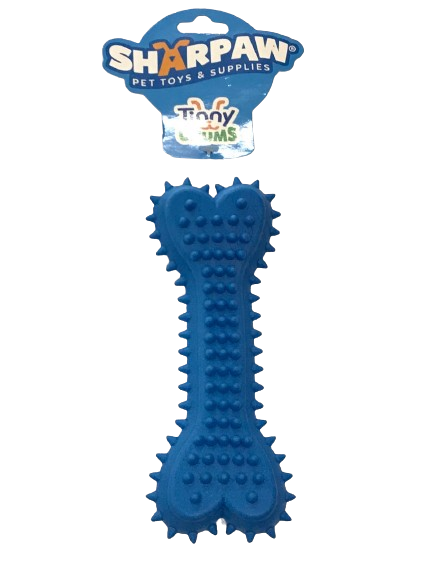 JUGUETE CON PICOS EN FORMA DE HUESO