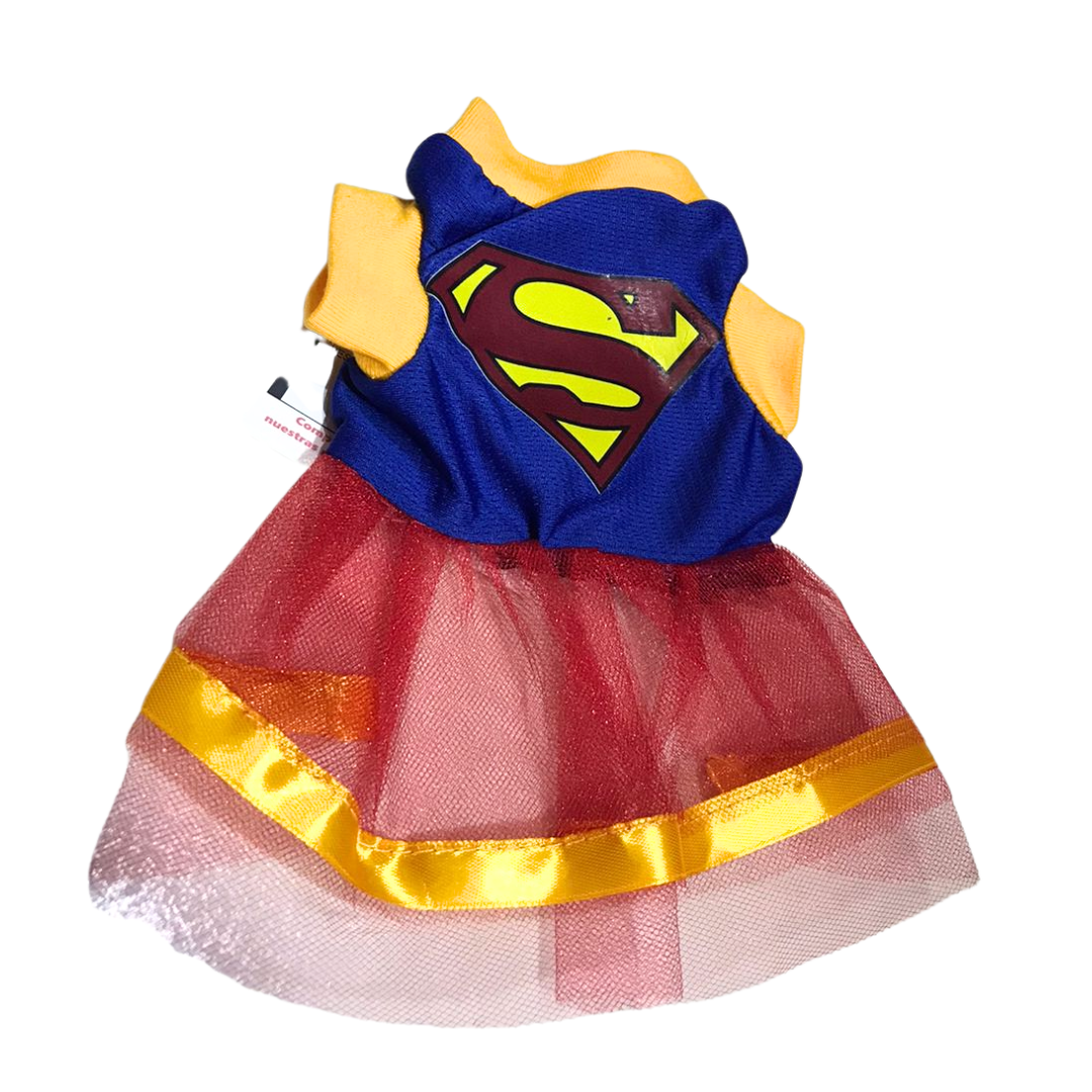 VESTIDO DE SUPERMAN PARA PERRO HALLOWEEN