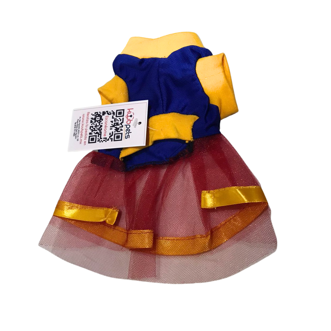 VESTIDO DE SUPERMAN PARA PERRO HALLOWEEN