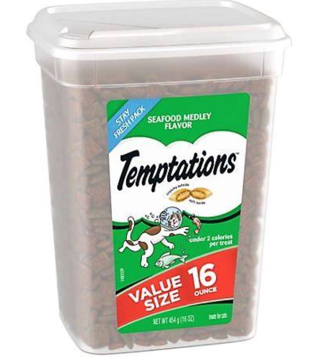 PREMIO PARA GATO TEMPTATIONS MARISCOS 454 GR