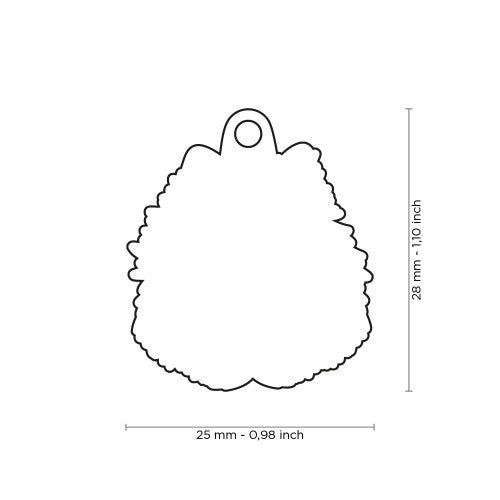 Placa de Identificación Volpino/Spitz