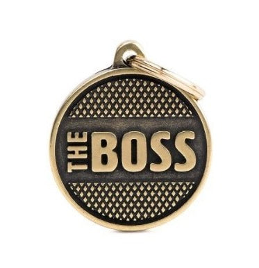 PLACA CIRCULO THE BOSS
