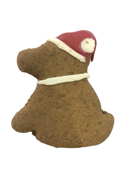 Galleta con forma de Perrito Temática navideña