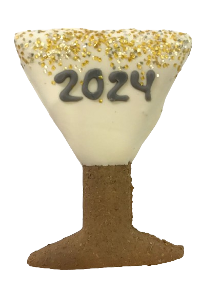 Galleta con forma de Copa Temática año nuevo