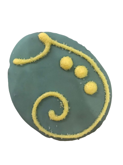 Galleta con forma de Huevo Temática de Pascua