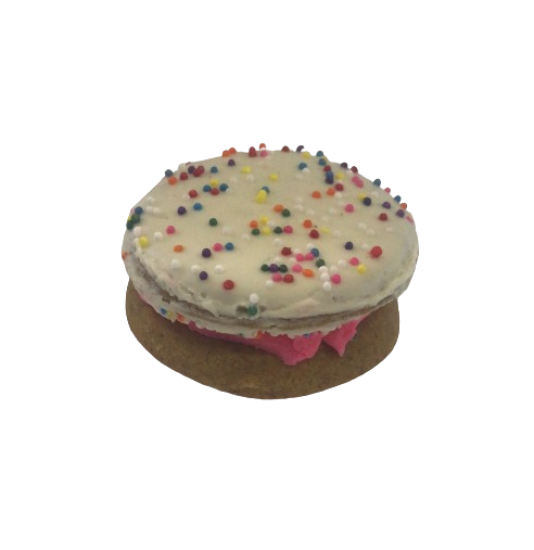 Galleta con relleno para perro