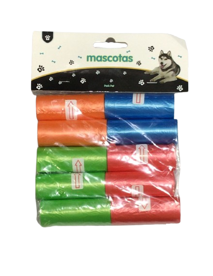 BOLSA P/DESECHOS PAQUETE CON 10 ROLLOS