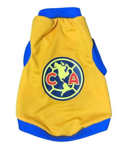 PLAYERA PARA MASCOTA EQUIPO DE FUTBOL AMÉRICA