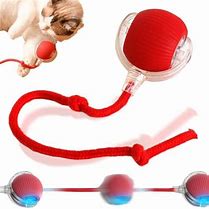 JUGUETE PARA PERRO PELOTA CON MOVIMIENTO COLOR ROJO