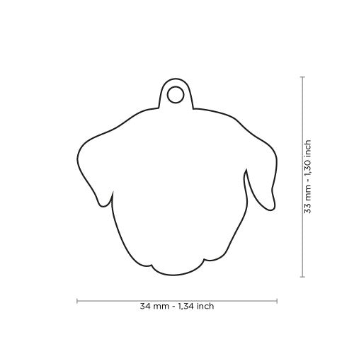 PLACA DE IDENTIFICACION ROTTWEILER