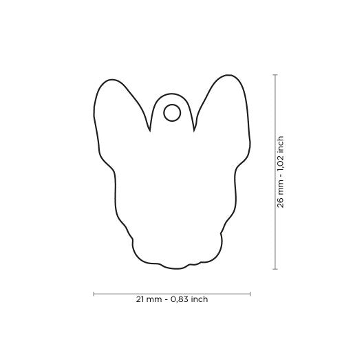 PLACA DE IDENTIFICACION BOSTON TERRIER
