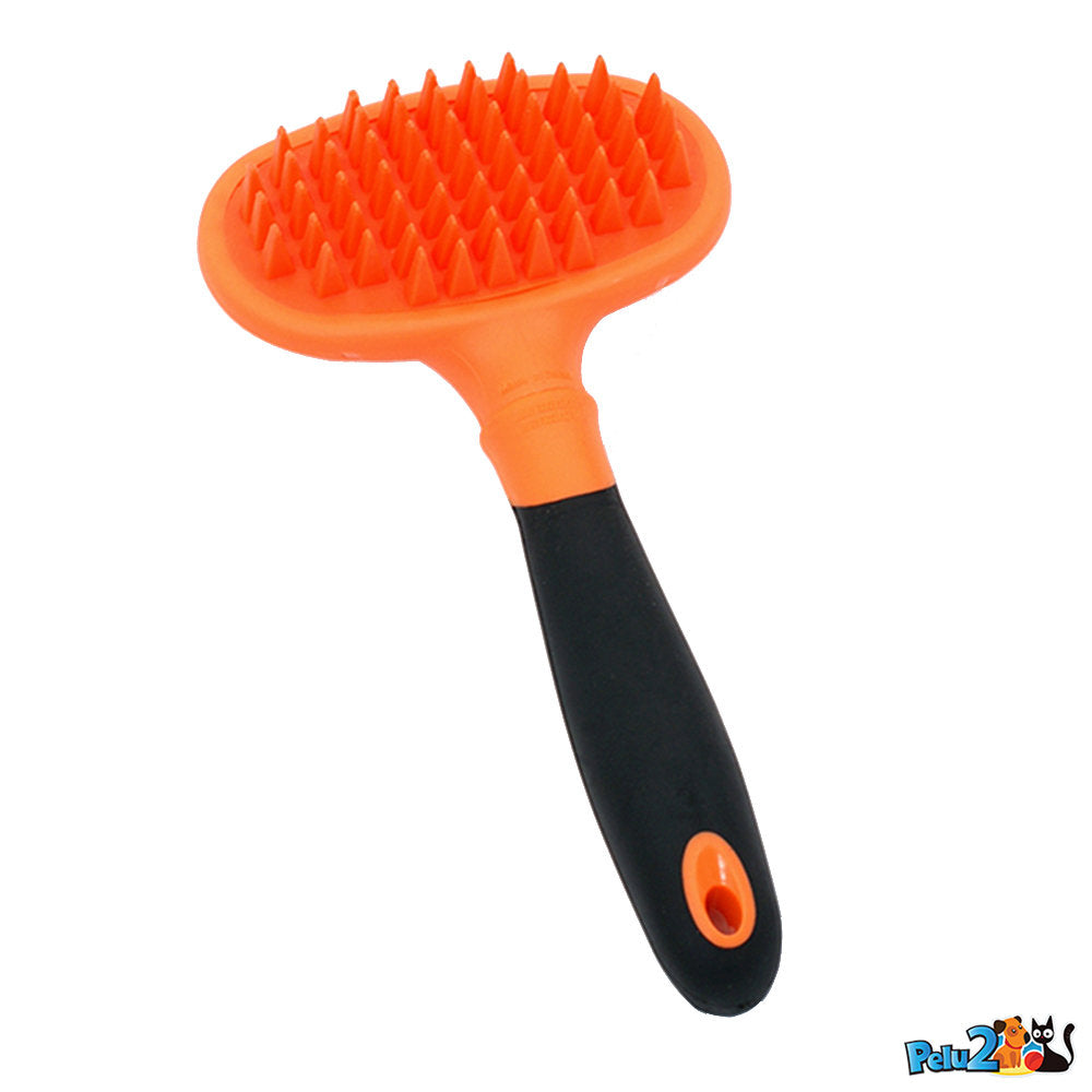 Cepillo de caucho para razas de pelo corto