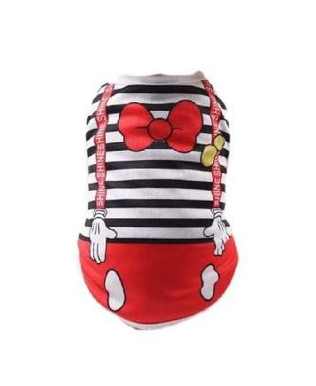 PLAYERA DE VERANO ESTAMPADO MICKEY MINNIE