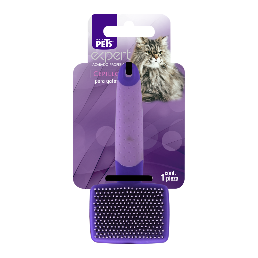 Cepillo p/gato con Puntas Redondas