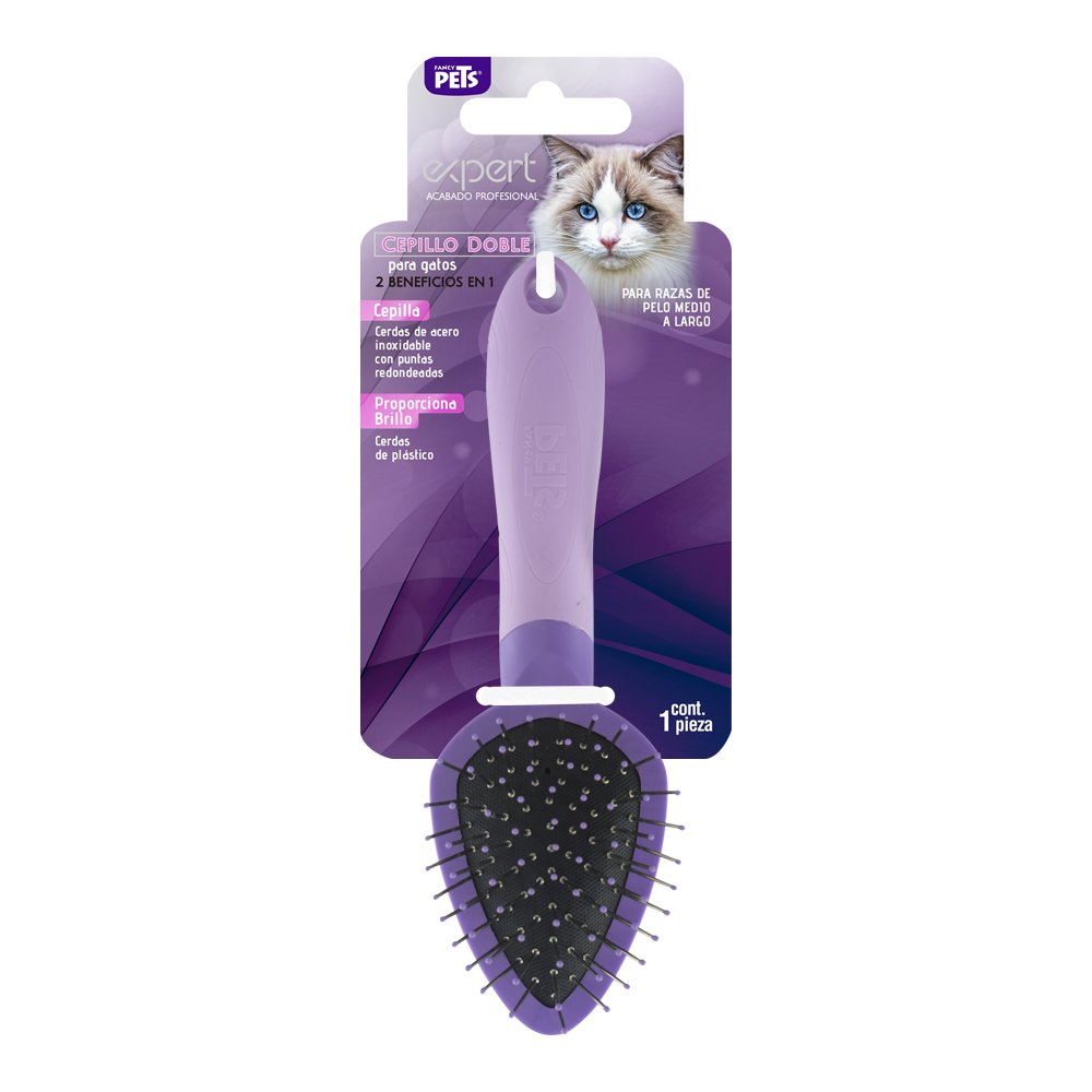 Cepillo Doble para Gato