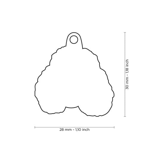 Placa de Identificación Poodle