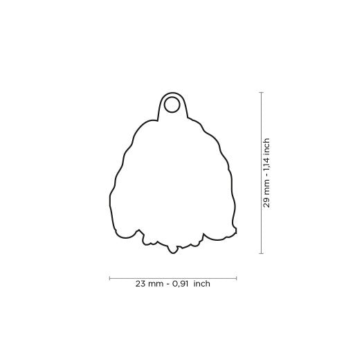 Placa de Identificación Shih Tzu