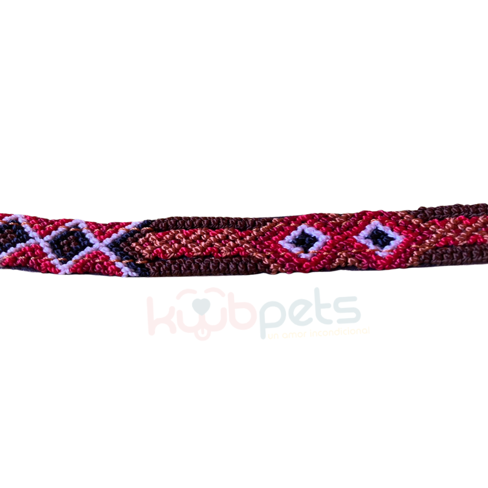 Collar Artesanal Tejido a Mano para Gato Con Elástico