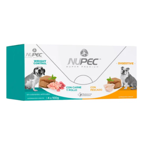 CLUSTER NUPEC DIGESTIVE & WEIGHT WET 4 PZS