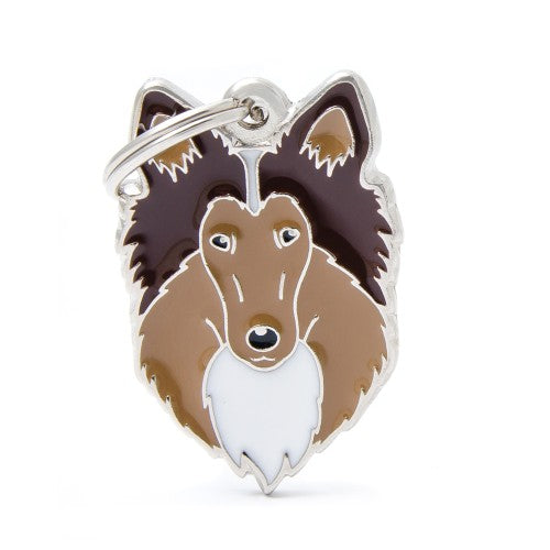 Placa de Identificación Collie