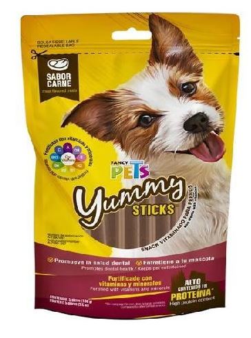 YUMMY STICKS SABOR CARNE 5 PZS