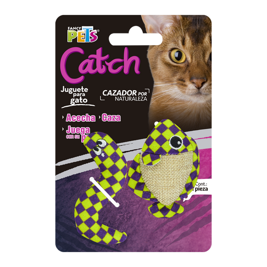 Juguete para Gato Pez y Serpiente Catch